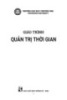 Giáo trình Quản trị thời gian: Phần 1