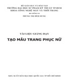 Giáo trình Tạo mẫu trang phục nữ: Phần 2