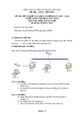Đề thi tốt nghiệp Cao đẳng Nghề khóa I môn Quản trị mạng máy tính: TH19