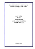 Giáo trình An toàn lao động (Nghề: Công nghệ ô tô - Trung cấp) - Tổng cục giáo dục nghề nghiệp