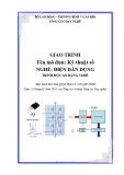 Giáo trình Kỹ thuật số - Nghề: Điện dân dụng - Trình độ: Cao đẳng nghề (Tổng cục Dạy nghề)