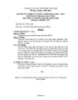 Đề thi tốt nghiệp Cao đẳng Nghề khóa I (2007 - 2010) môn Quản trị mạng máy tính: Đề thi lý thuyết số 47