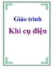 Giáo trình nhập môn Khí cụ điện dành cho sinh viên chuyên ngành