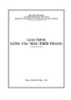 Giáo trình Sáng tác mẫu thời trang 